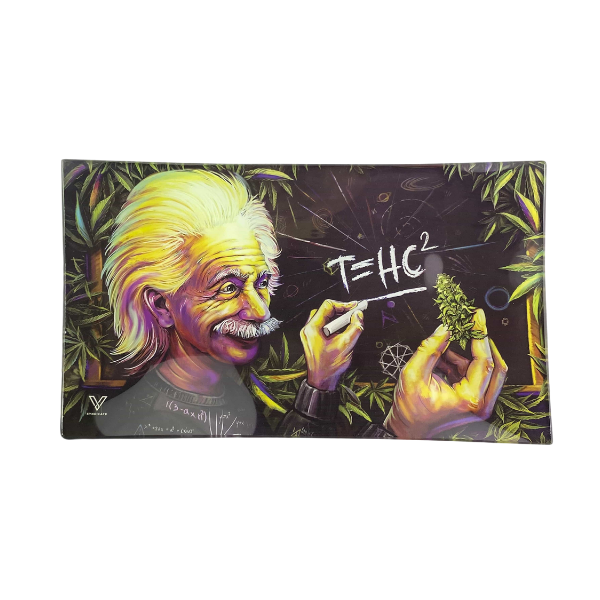 Vsyndicate Survivor Glass Rollin' Trays / Medium / THC Einstein Higher Education